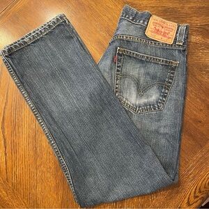 Levi's 505 Men's Dark Wash Blue Jeans 32/30